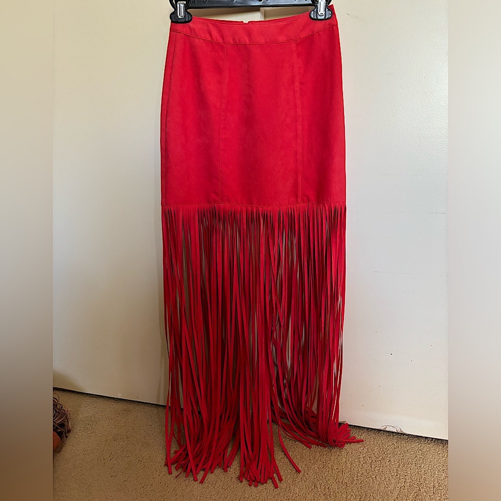 H&M x Coachella Fringe Skirt